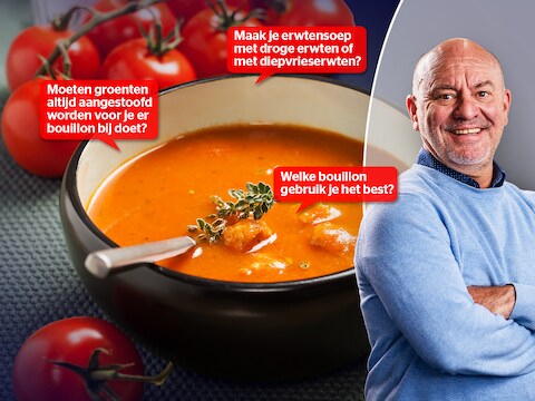 HLN-topchef Piet Huysentruyt lost al jouw soepvragen op.