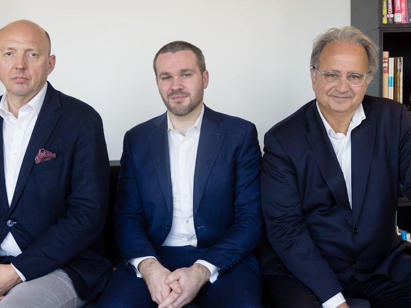 José Zurstrassen, Marc Toledo en Sacha Vandamme, de oprichters van cryptobank Bit4You, spreken voor het eerst.