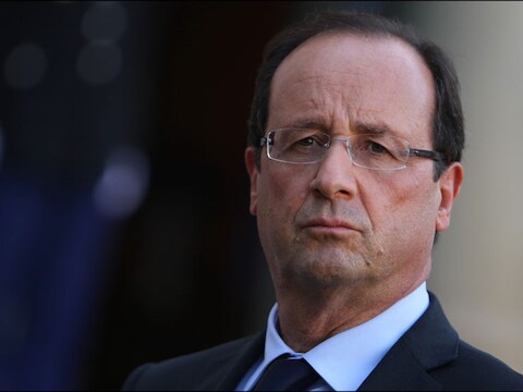 Frankrijk zakt onder Hollande weg in een recessie.