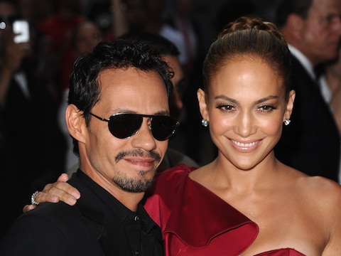 Marc Anthony en Jennifer Lopez in 2011.