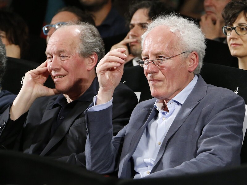 Luc (links) en Jean-Pierre Dardenne op het Filmfestival van Cannes.