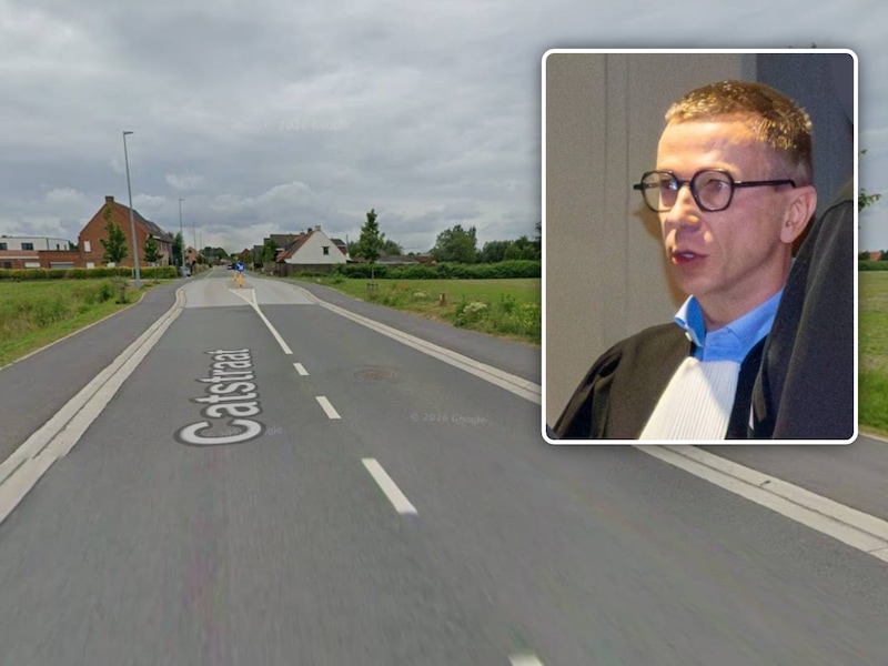Beide partijen woonden destijds in de Catstraat in Koekelare, Inzet: advocaat Alexander Verstraete