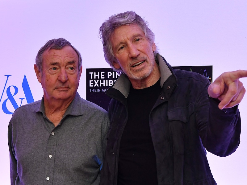 Nick Mason en Roger Waters.