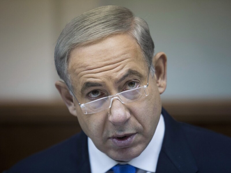 De Israëlische premier Benjamin Netanyahu.
