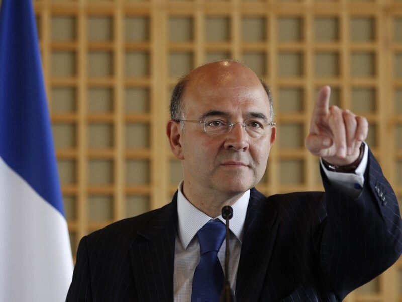Pierre Moscovici, Frans minister van Financiën.