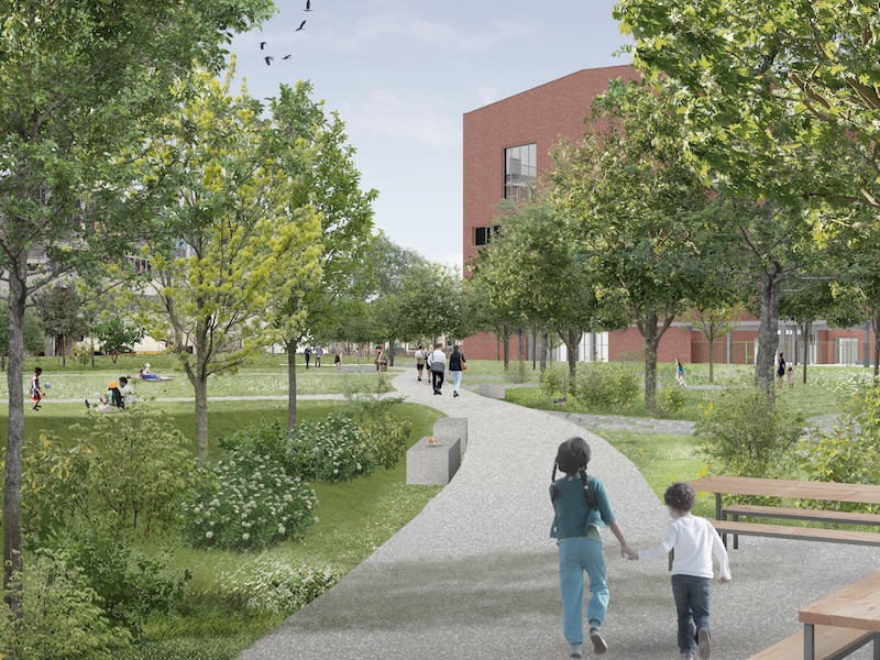 Twee nieuwe parken in Neder-Over-Heembeek: 155 bomen en meer ruimte voor natuur