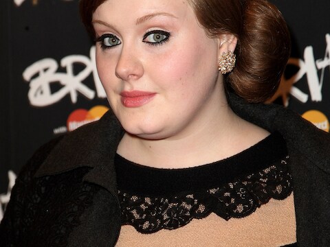 De Britse zangeres Adele.