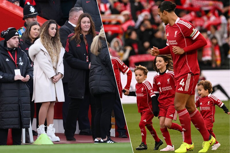 KIJK. Pakkend moment: Van Dijk voetbalt met zoontjes van verongelukte Diogo  Jota terwijl heel Anfield uit volle borst zingt | Sport | HLN.be