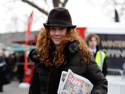 Rebekah Brooks, de voormalige hoofdredactrice van News of the World.