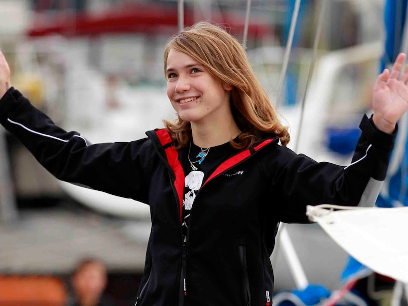 Zeilmeisje Laura Dekker.
