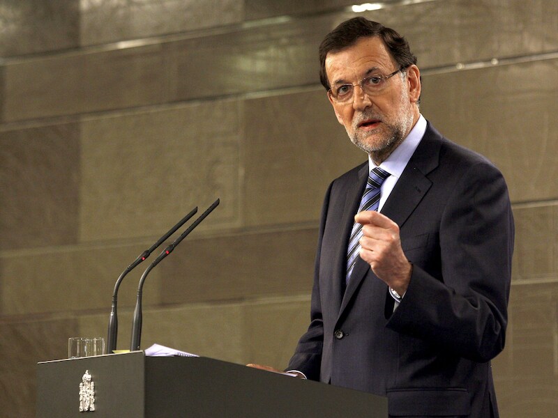 Spaanse premier Rajoy.