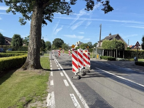 De werken in de Peelsestraat in Ravels