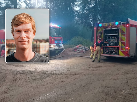 Brandweerzone Centrum helpt mee blussen in de Hoge Venen. , Inzet: Woordvoerder Bjorn Bryon