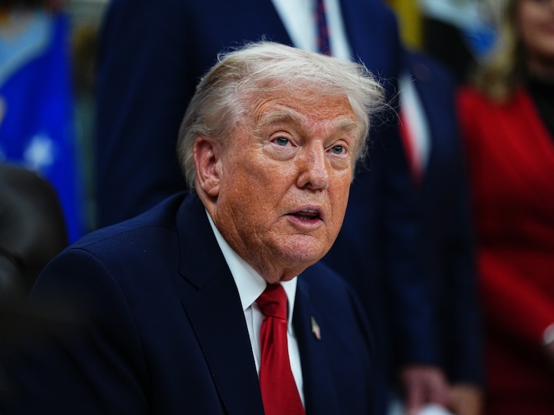 Amerikaanse president Donald Trump.