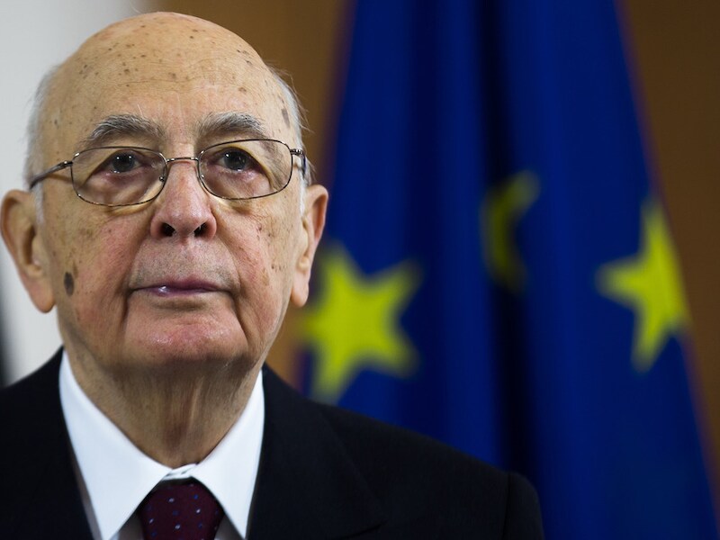 Giorgio Napolitano.