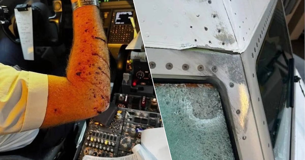 Onbekend object verbrijzelt raam in cockpit: piloot van United Airlines ...