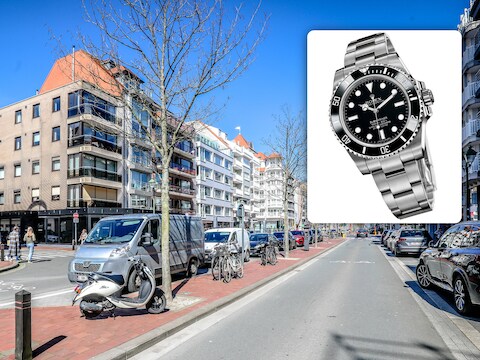 De beklaagden gingen aan de haal met een Rolex in Knokke (illustratiebeeld). 