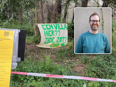 Het bewuste stuk grond aan Rozebroeken, Inzet: Bouke Billiet van het GMF