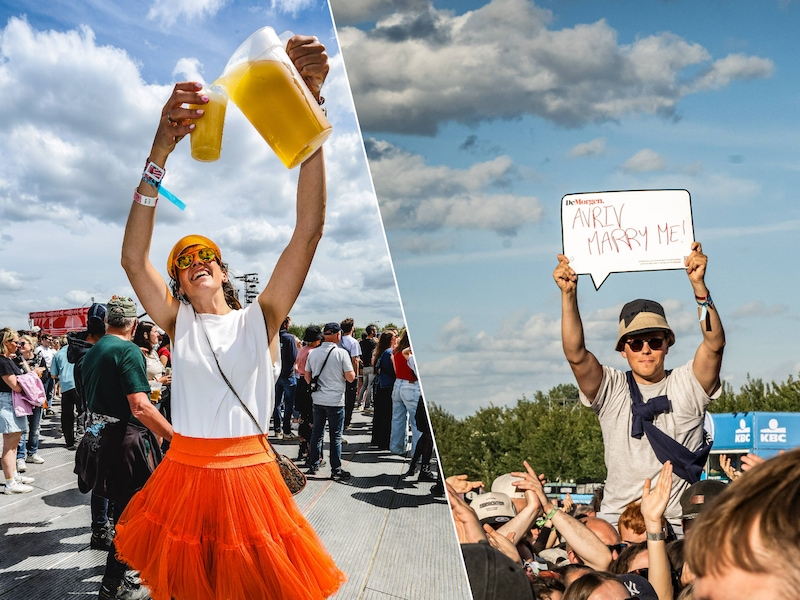 IN BEELD. Oranjekoorts en opmerkelijke verzoekjes: de beste beelden van de derde dag Rock Werchter