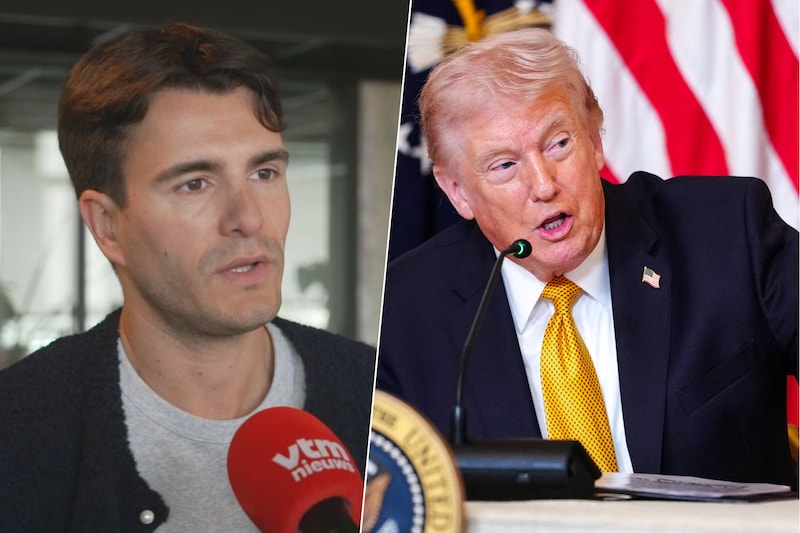 Chủ tịch Vooruit Conner Rousseau / Tổng thống Mỹ Donald Trump