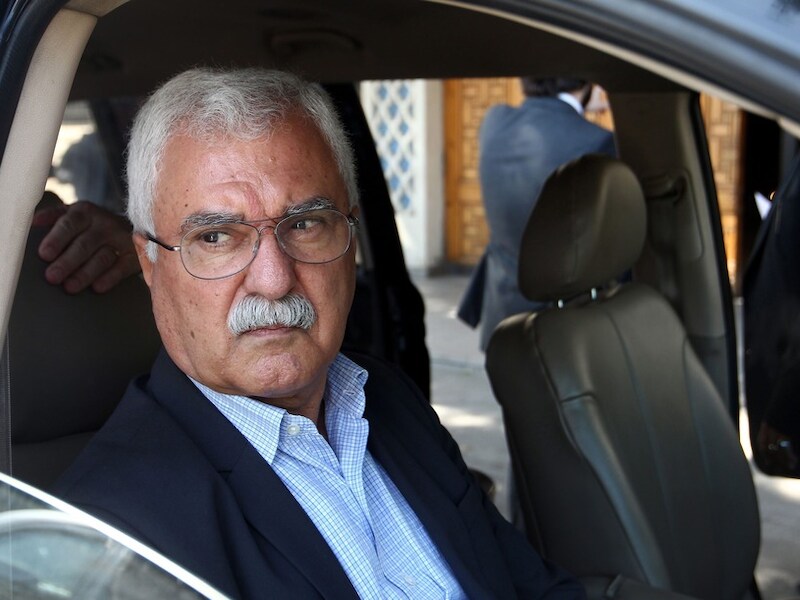 De president van de Syrische Nationale Coalitie George Sabra.