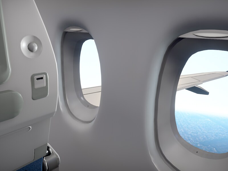 Uit het raam kijken is een van de vele spannende dingen die je kunt doen in 'Airplane Mode'.