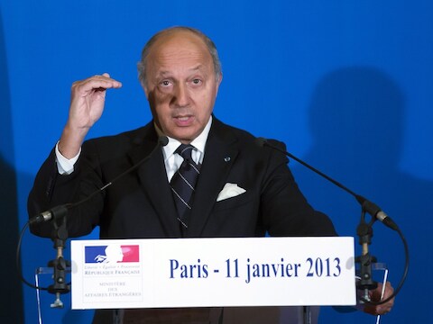 Franse Minister van Buitenlandse Zaken Laurent Fabius