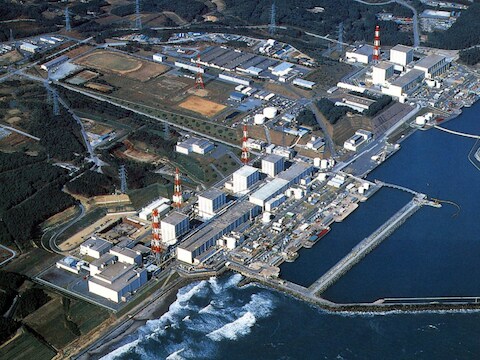 De kerncentrale van Fukushima.