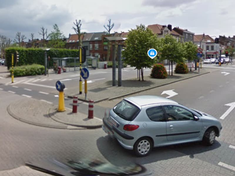 Het kruispunt van de Hendrik I-lei en de Franklin Rooseveltlaan in Vilvoorde