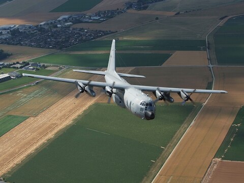 Archiefbeeld van een Belgische C-130.
