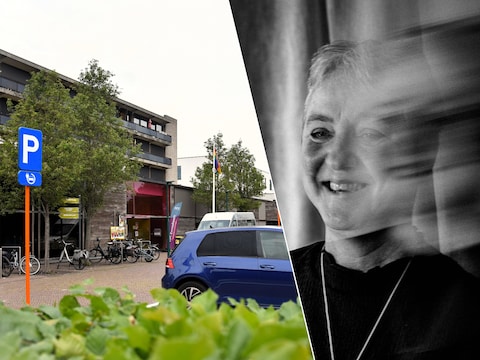 Het Zonneheem in Eeklo./ Een van de portretten van Deborah Puylaert.
