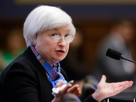 Fed-voorzitter Janet Yellen.