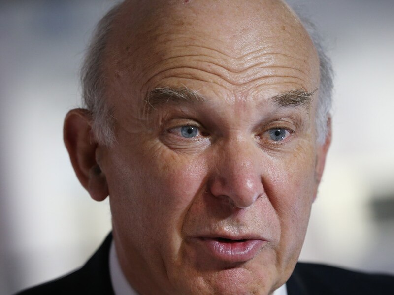 Minister van Handel Vince Cable.