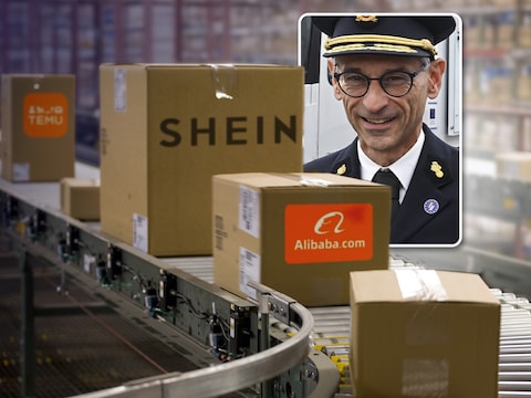 “De eerste maanden van dit jaar verwerkten we op piekdagen tot wel 8 miljoen Chinese pakjes per dag”, zegt Kristian Vanderwaeren, topman van de douane.