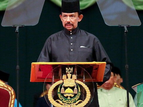 Sultan van Brunei Hassanal Bolkiah.