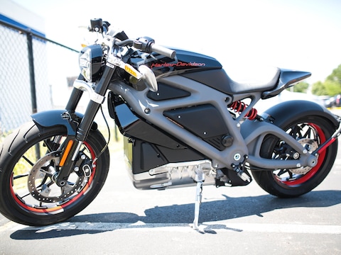 De elektrische Harley Davidson Livewire.
