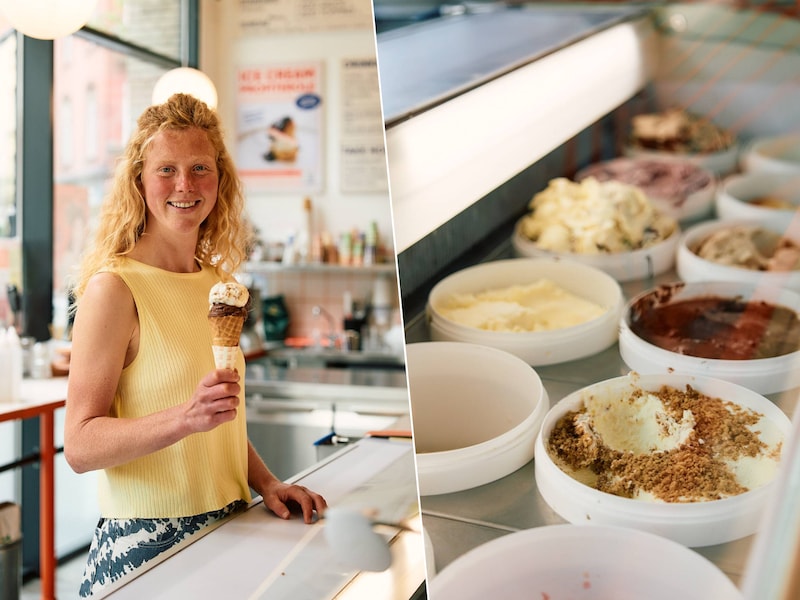 Populaire ‘specialty ice cream’ van Ice Ice Amy komt naar Antwerpen: “We proberen van ijs iets culinairs te maken”
