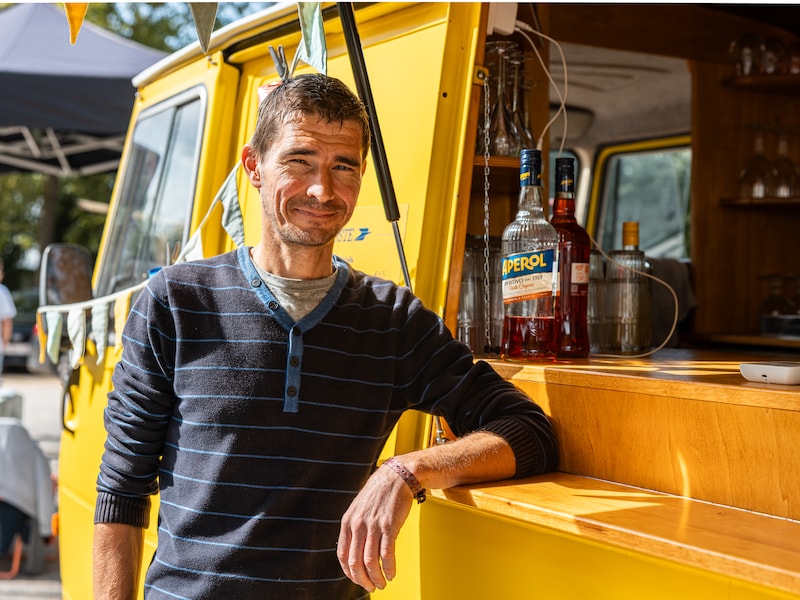 Angelo Krick (39) wisselt af tussen zeven flexi-jobs.