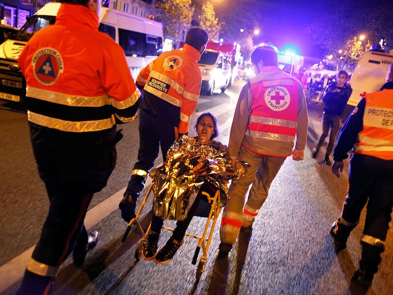Evacuatie van de Bataclan