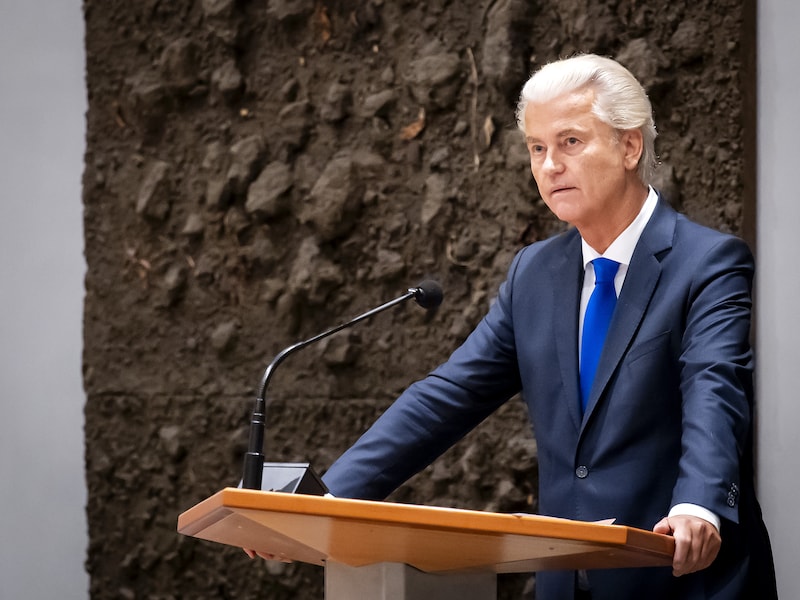 Geert Wilders (PVV) in de Nederlandse Kamer van Volksvertegenwoordigers. (08/09/26) 