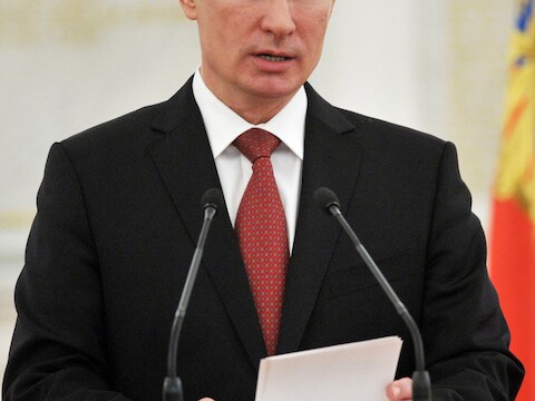 Vladimir Poetin.