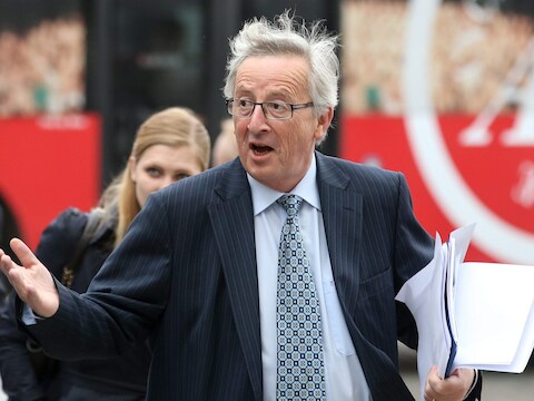De Luxemburgse ex-premier Jean-Claude Juncker.
