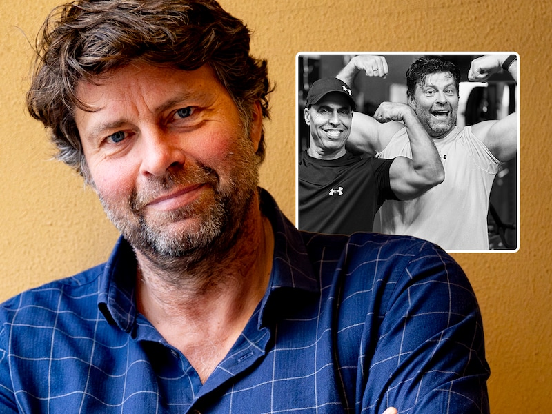 Wim Lybaert, een bourgondiër in hart en nieren, veranderde met behulp van een personal trainer (inzet) zijn levensstijl.