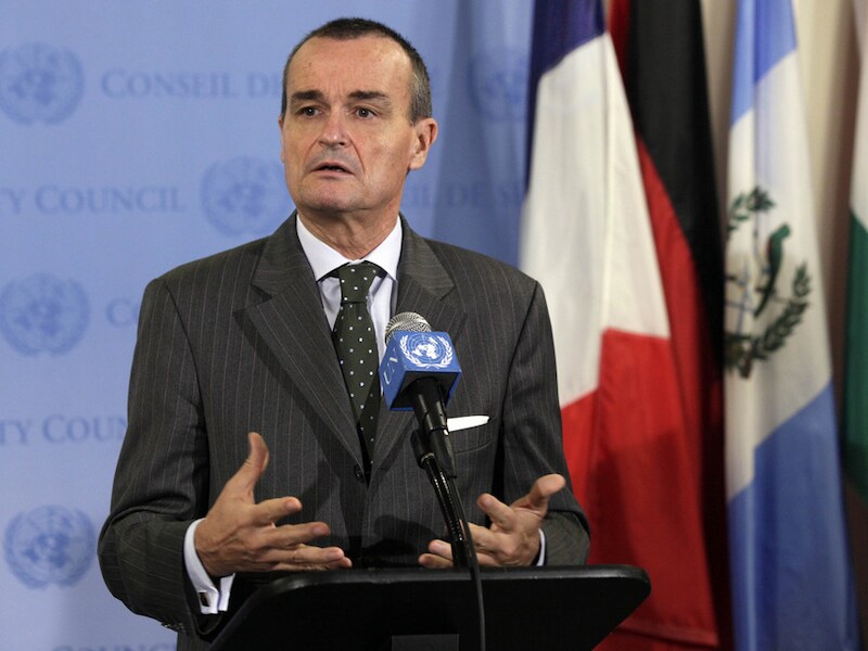 Franse VN-ambassadeur Gérard Araud.