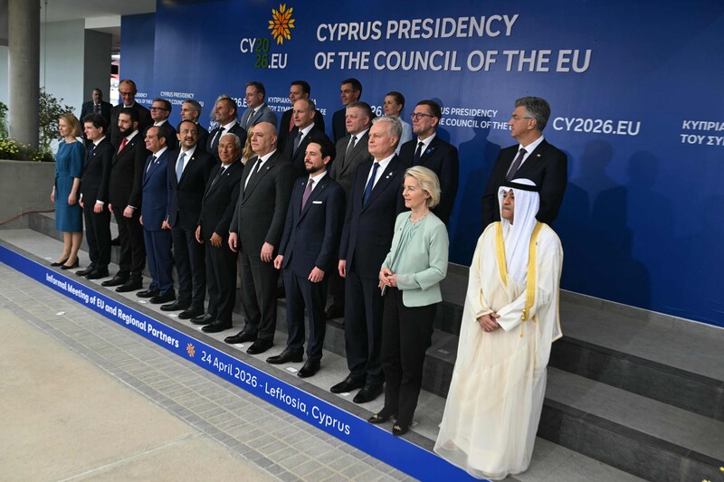 Image at the informal EU summit in Cyprus.