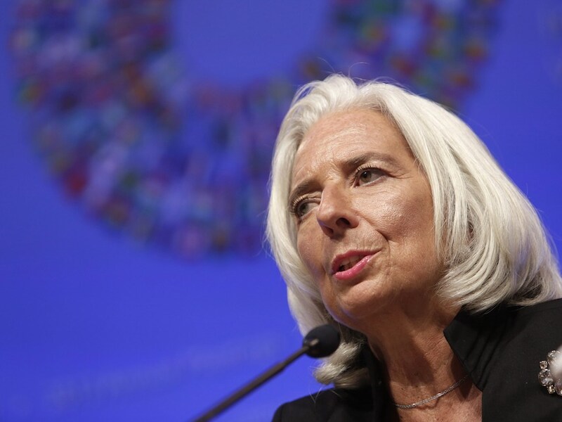 IMF-baas Christine Lagarde.