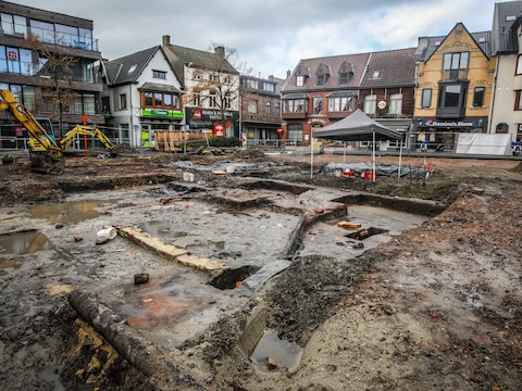 Archeologische opgravingen op de Markt te Torhout