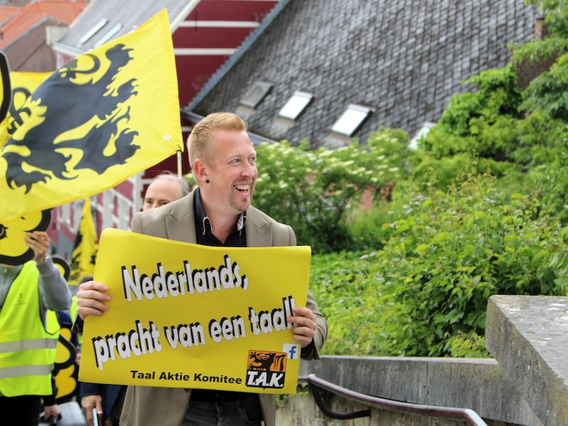 Michael Discart, voorzitter van de Vlaamse Volksbeweging