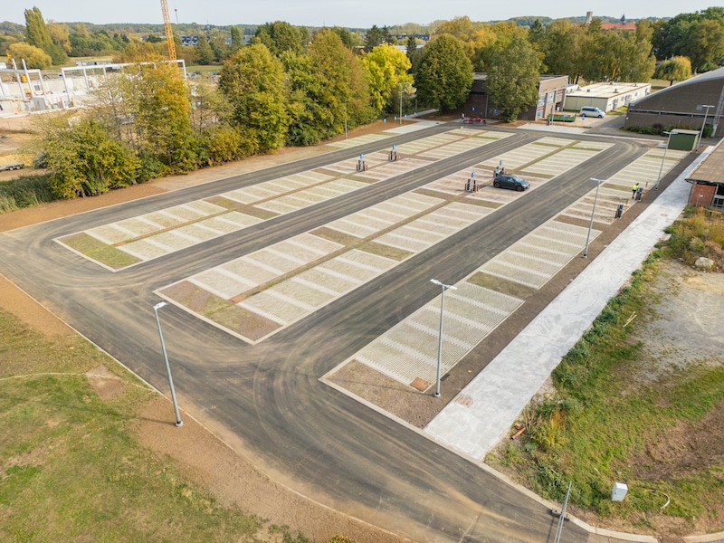 De nieuwe parking 