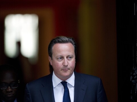 De Britse premier David Cameron.